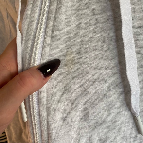 Victoria’s Secret Victoria sport logo striped zip up hoodie - Picture 7 of 7